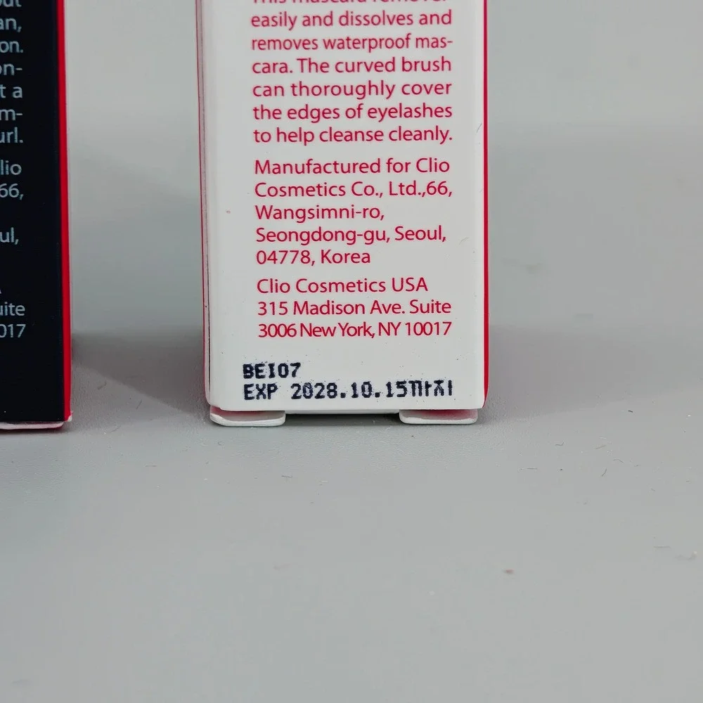 CLIO Kill Lash Superproof Mascara 01 Long Curling 7g x2 and Mascara Remover 8.5g